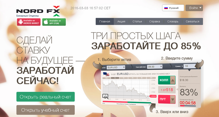 ������ ������ Nord FX ����������� ����