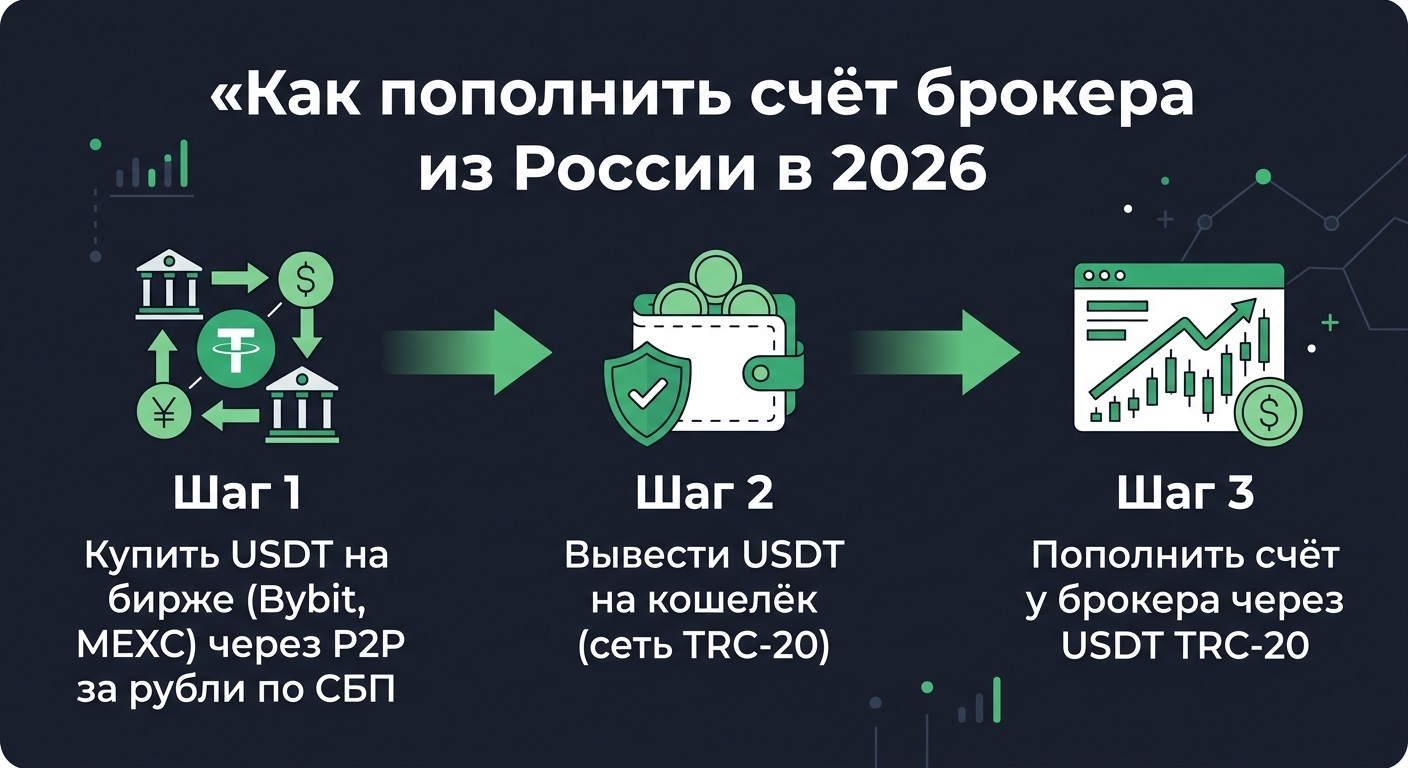 ��� ��������� ���� � ������� �������� �������� �� ������ � 2026 ���� � USDT TRC-20