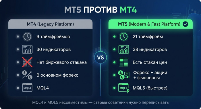 �������� ������� MetaTrader 5 �� MetaTrader 4
