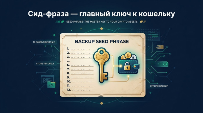 ��� ����� ���-����� (seed phrase) � ��� � ��������� �������, ����� �� �������� ������������